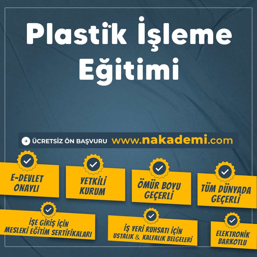 Plasti̇k İşleme Eği̇ti̇mi̇