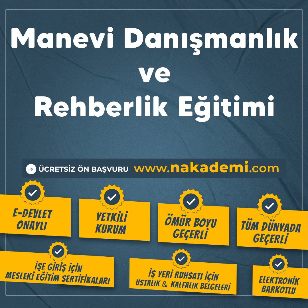 Manevi Danışmanlık ve Rehberlik Eğitimi
