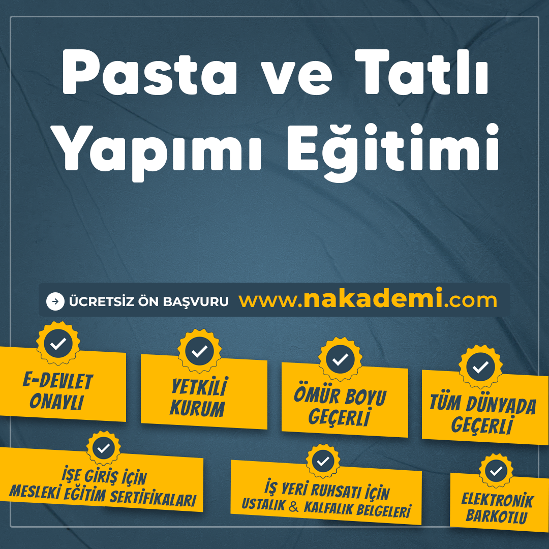 Pasta ve Tatlı Yapımı Eğitimi