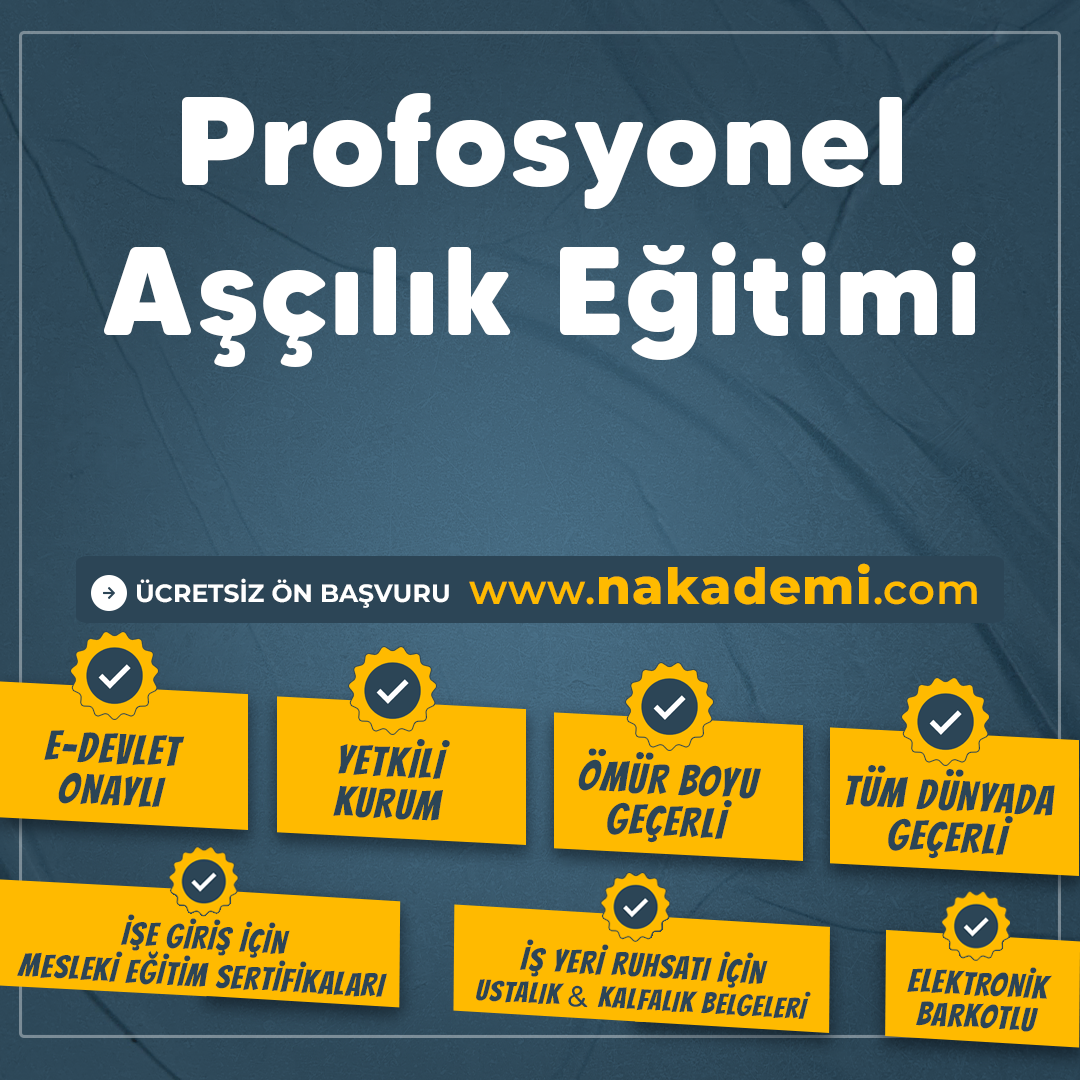 Profosyonel Aşçılık Eğitimi