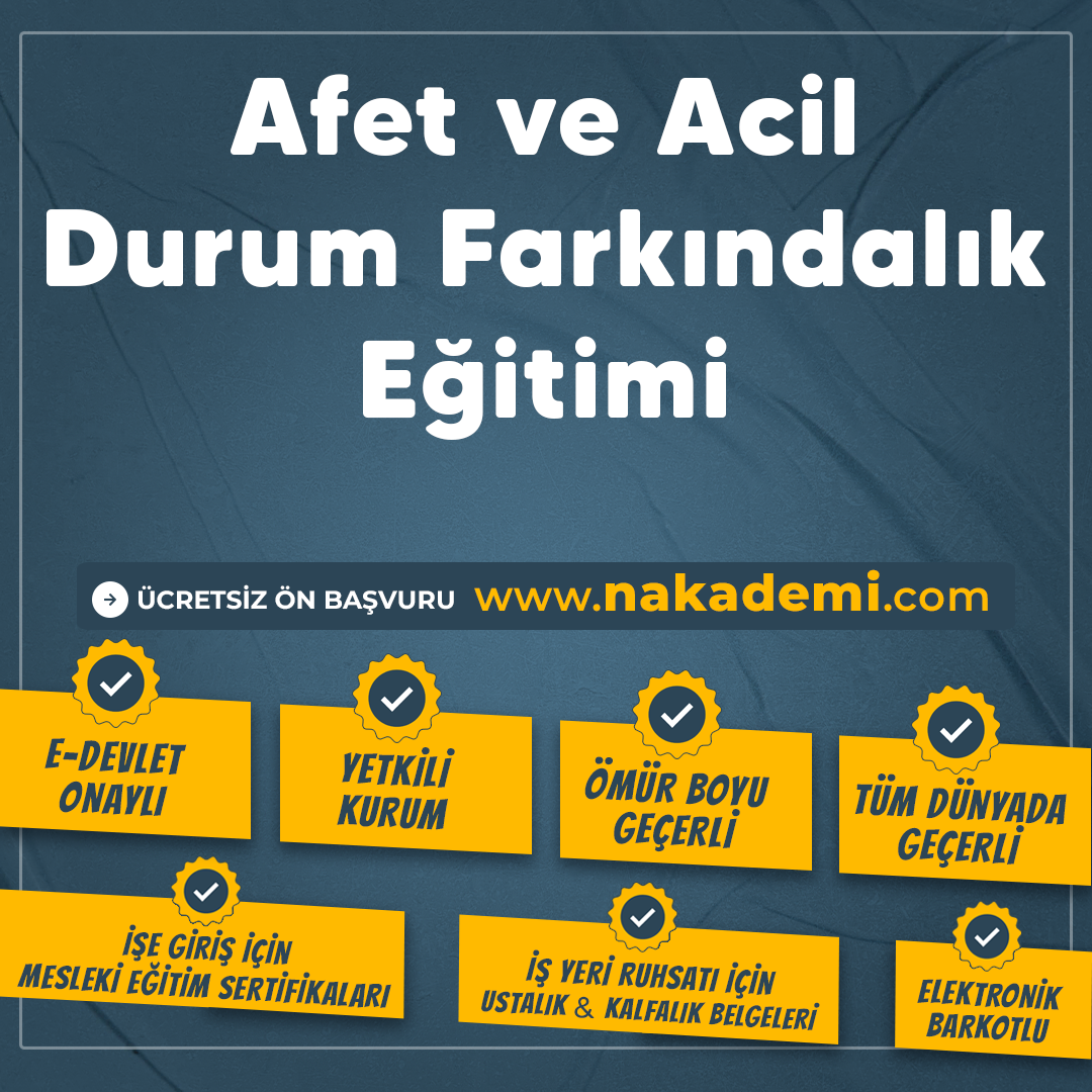 Afet ve Acil Durum Farkındalık Eğitimi