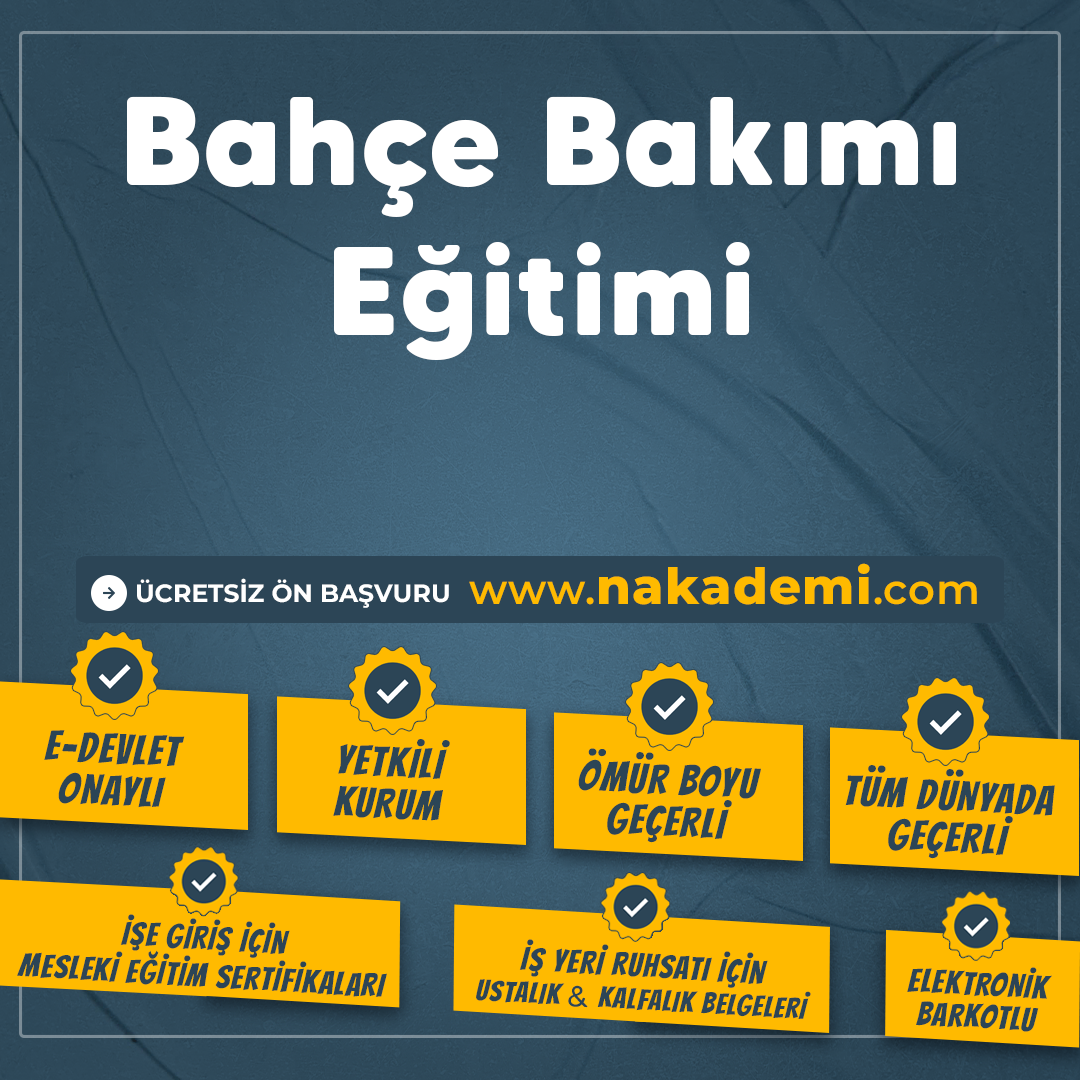 Bahçe Bakımı Eğitimi